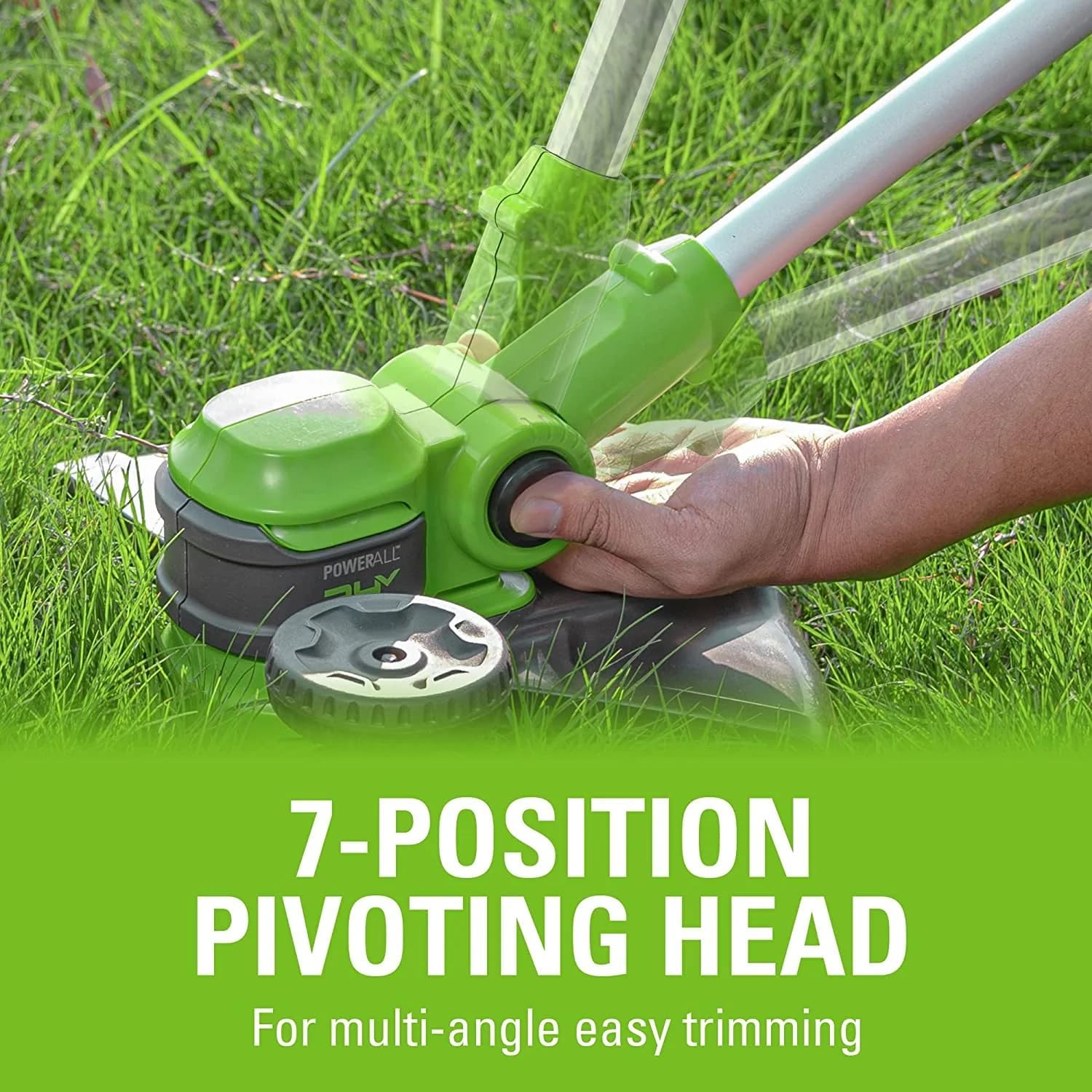 Greenworks 48V (24V x 2) 20" Cordless Battery Mower, 12" String Trimmer/Edger, & 320 CFM Blower Combo Kit w/ (2) 4.0Ah Batteries, (1) 2.0Ah Battery & Chargers - Image 8