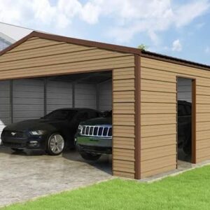 VersaTube 24x24x9 Frontier Steel Garage Kit - UK Fast Gas