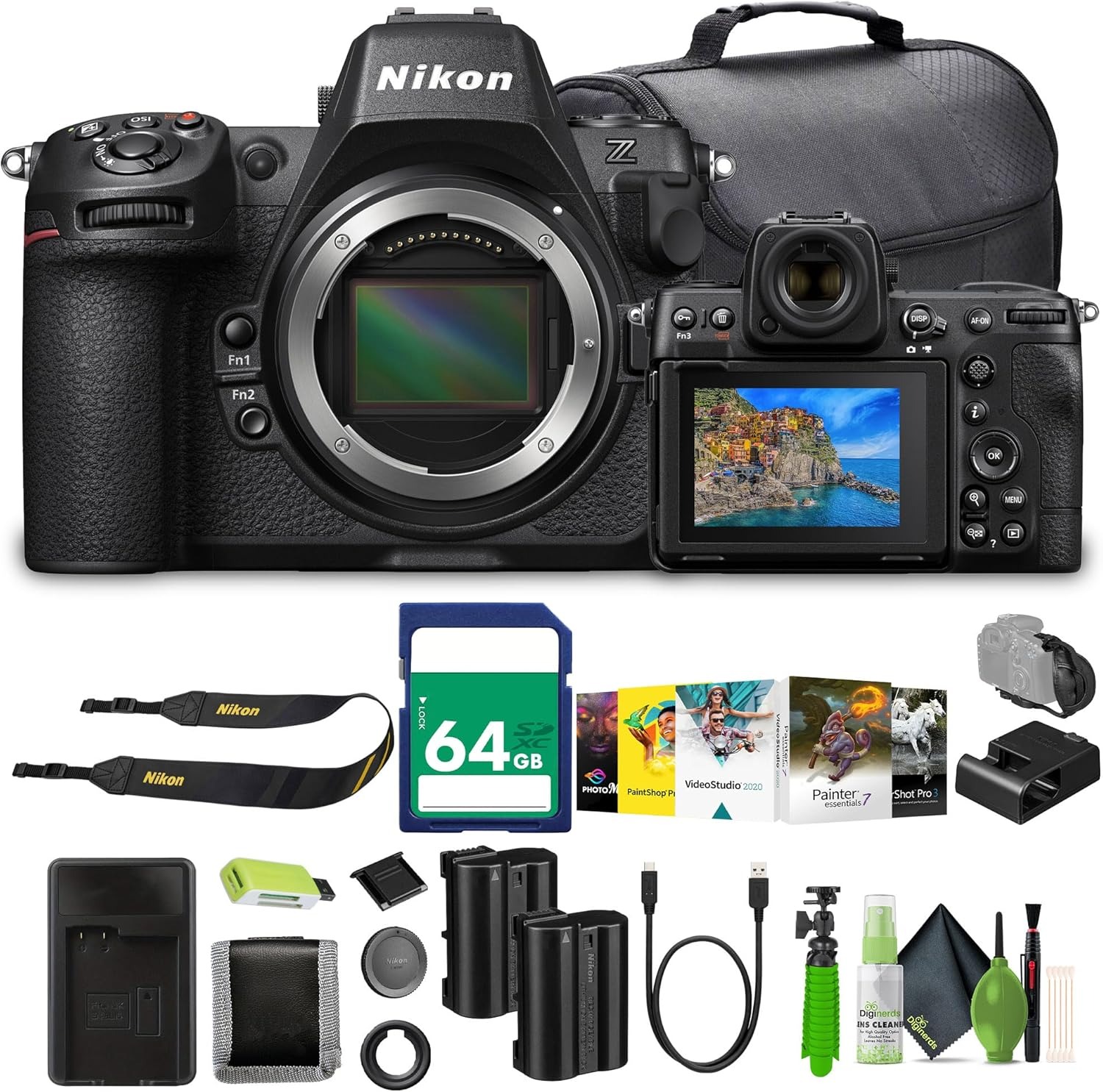 Nikon Z8 Professional Full Frame Mirrorless 8K Video & Stills Hybrid FX Camera + EN-EL15C Battery + 64GB Memory Card+ Photo Editing Software - Image 8